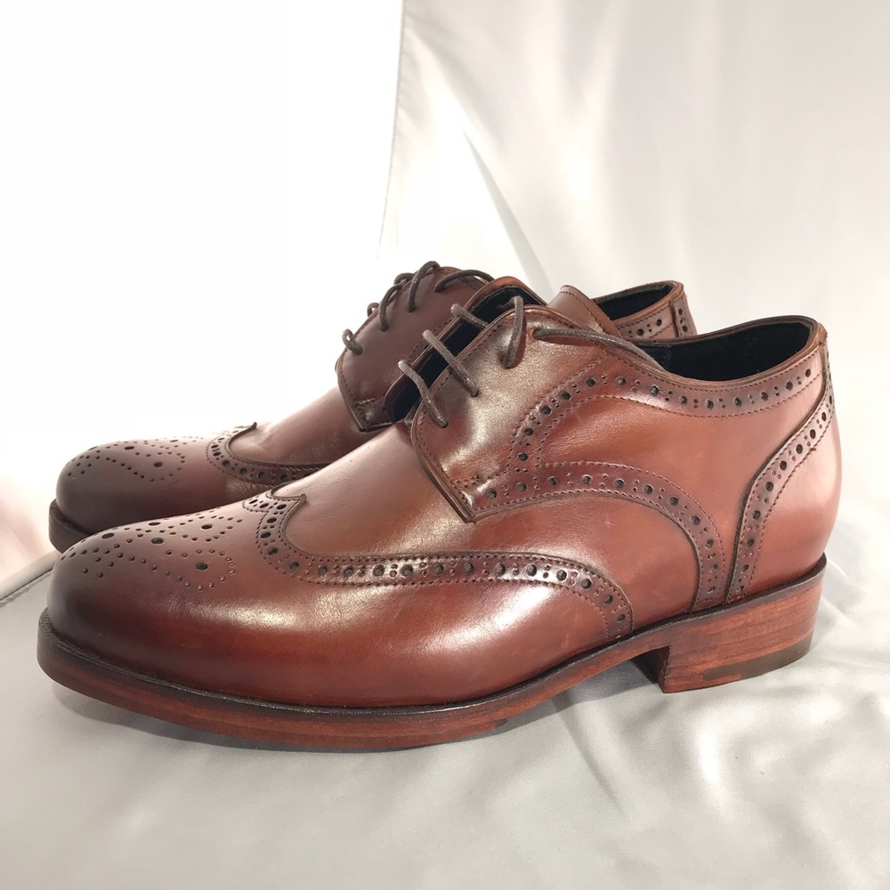 New Don Handmade leather wing tip hidden height 2”